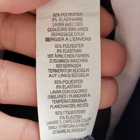 Pretty Little Thing Black & White Striped One Piece Sexy Bikini Swimsuit Size 10 - Picture 8 of 10